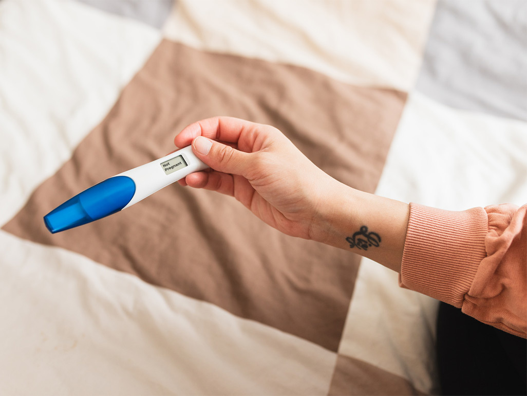 Negative pregnancy test